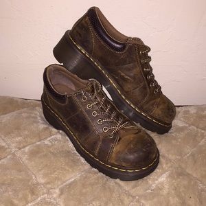 Doc Marten brown oxfords